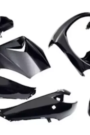 Nieuw Kappenset Peugeot Vivacity - Zwart metallic