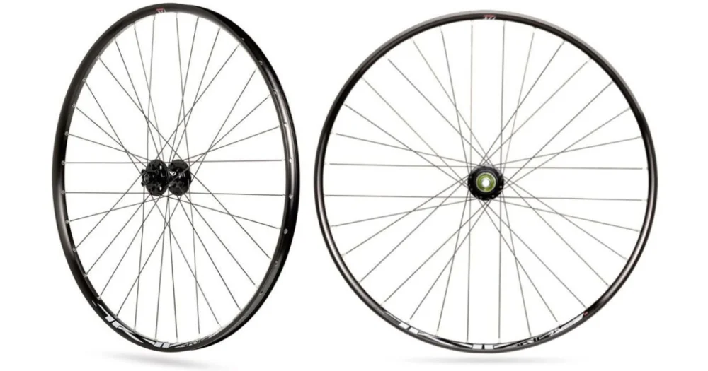 Wielset Rodi TRYP 25 29" met 15x100 en 12x142 Steekas - 6 Bouts Remschijfbevestiging - 8/9/10/11 Speed Zwart Must-Have