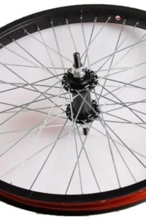 Lage Prijs Achterwiel 20 x 1.75 Aluminium Freestyle 48 Spaaks Zwart