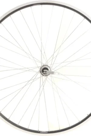 Superprijs Achterwiel 28-622x19C Ryde ZAC 19 Velg Met 7/8 Speed Freewheel en Snelspanner Zwart