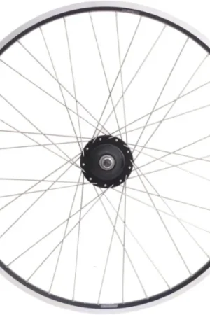 Meest Verkocht Achterwiel 28 Nexus 8 Rollerbrake Naaf Met Zwarte Velg en RVS Spaken
