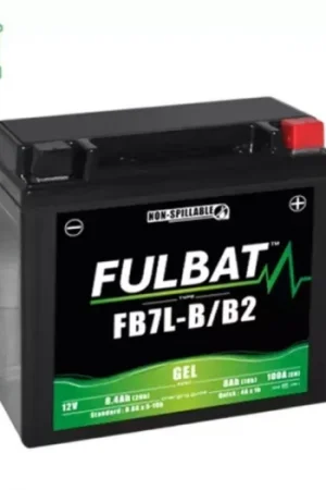 Aanbieding Batterij Fb7l-b/b2 Fulbat 12v8ah L 136 W 76 H 130 (gel-geen onderhoud) - Fabrieksgeactiveerd