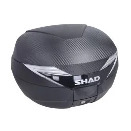 Actieprijs Topkoffer shad + montageplaat afneembaar 39L zwart sh39