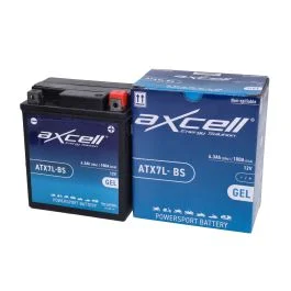 Accu axcell atx7l-bs/ytx7l-bs sla/gel euro-4/5 liberty IGET, primavera, sprint, zip 4t Beperkte Voorraad