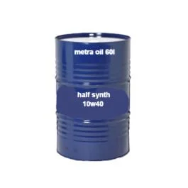 Dagaanbieding Motorolie 10W40 half synth scooter metra oil alleen levering NL 60L vat